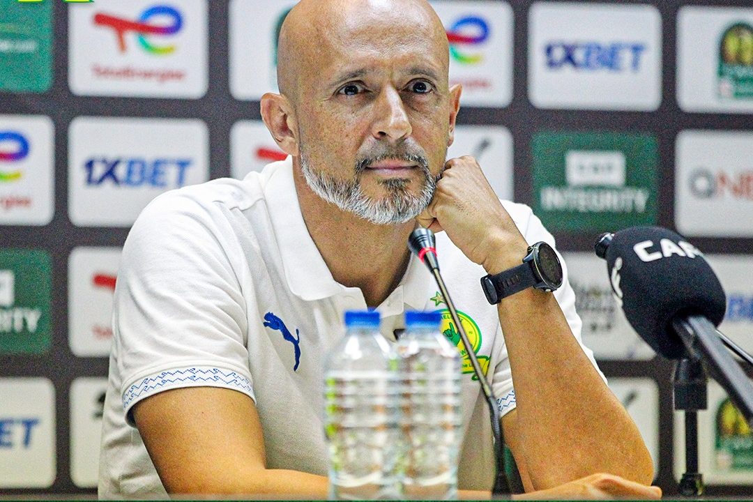 Mamelodi Sundowns coach Miguel Cardoso speaks