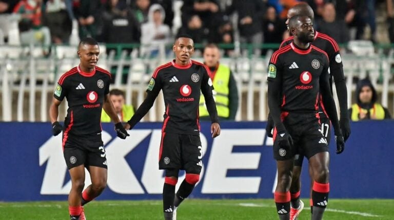 Deon Hotto in action for Orlando Pirates