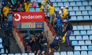 Fan violence between Mamelodi Sundowns and Esperance