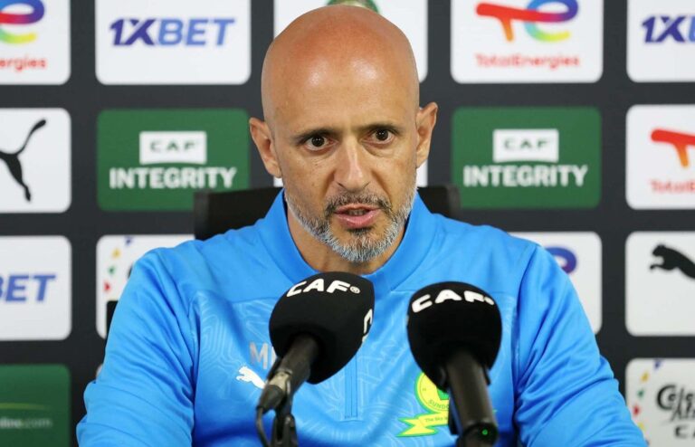 Mamelodi Sundowns coach Miguel Cardoso interview