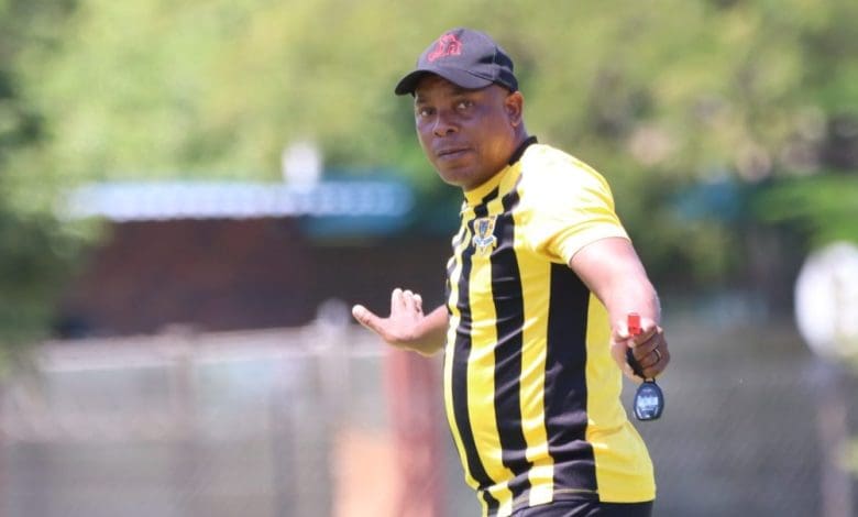 Joel Masutha at Black Leopards training grounds