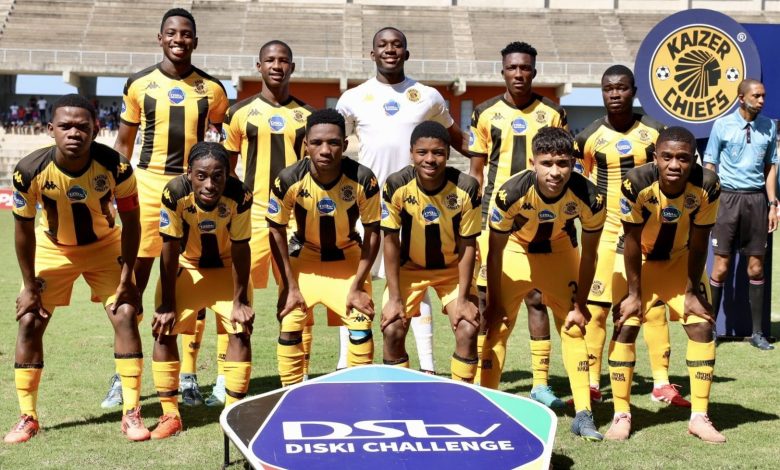 Kaizer Chiefs DDC side lining up for a team picture