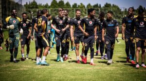 Kaizer Chiefs during training