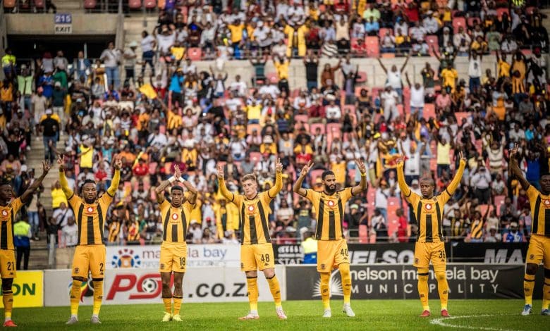Kaizer Chiefs fans paying homage to their fans