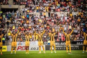 Kaizer Chiefs fans paying homage to their fans