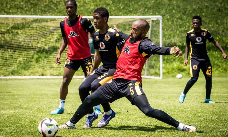 Kaizer Chiefs star Naledi Hlongwane with the first team