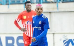 Former Kaizer Chiefs forward Khama Billiat in action for Scottland