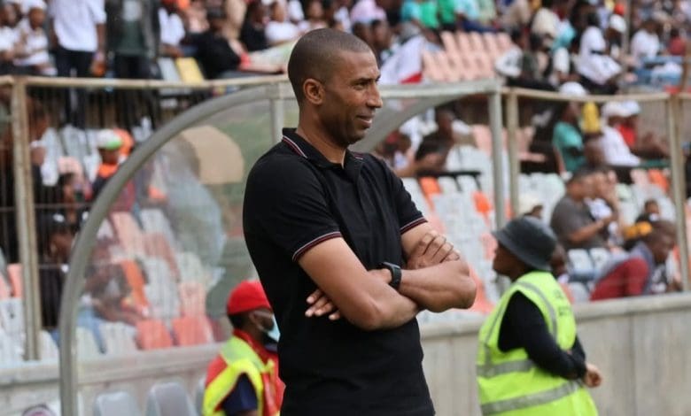 Marumo Gallants coach Abdeslam Ouaddou during a Betway Premiership match