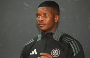 Mbekezeli Mbokazi during a gym session at Orlando Pirates.