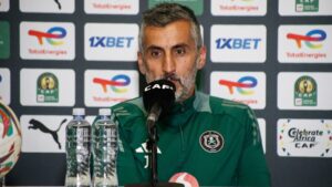 Jose Riveiro during Orlando Pirates press conference