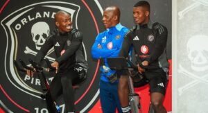 Orlando Pirates at the gym
