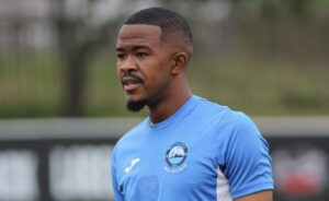 Sabelo Radebe training with Richards Bay FC