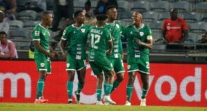 Sekhukhune United in action against Orlando Pirates