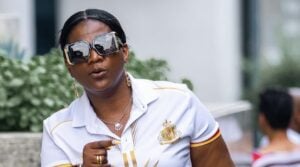 Royal AM boss Shauwn ‘MaMkhize’ Mkhize with her club attire