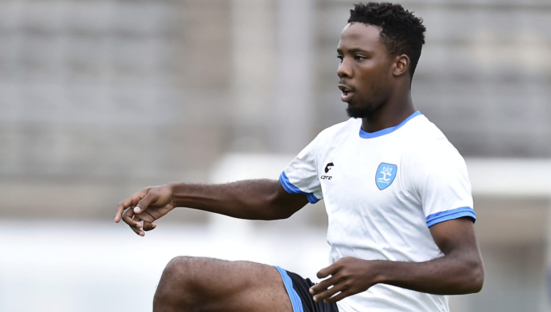 Durban City player Sinamandla Zondi before his untimely passing 