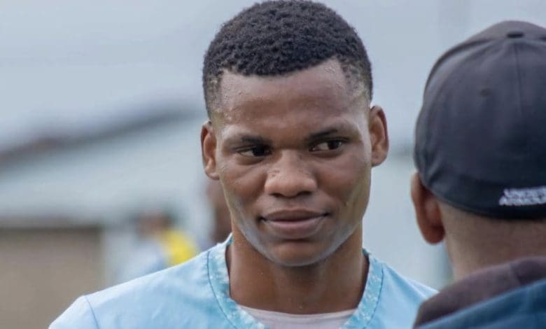 Sixonolo Kwayiba with a straight look