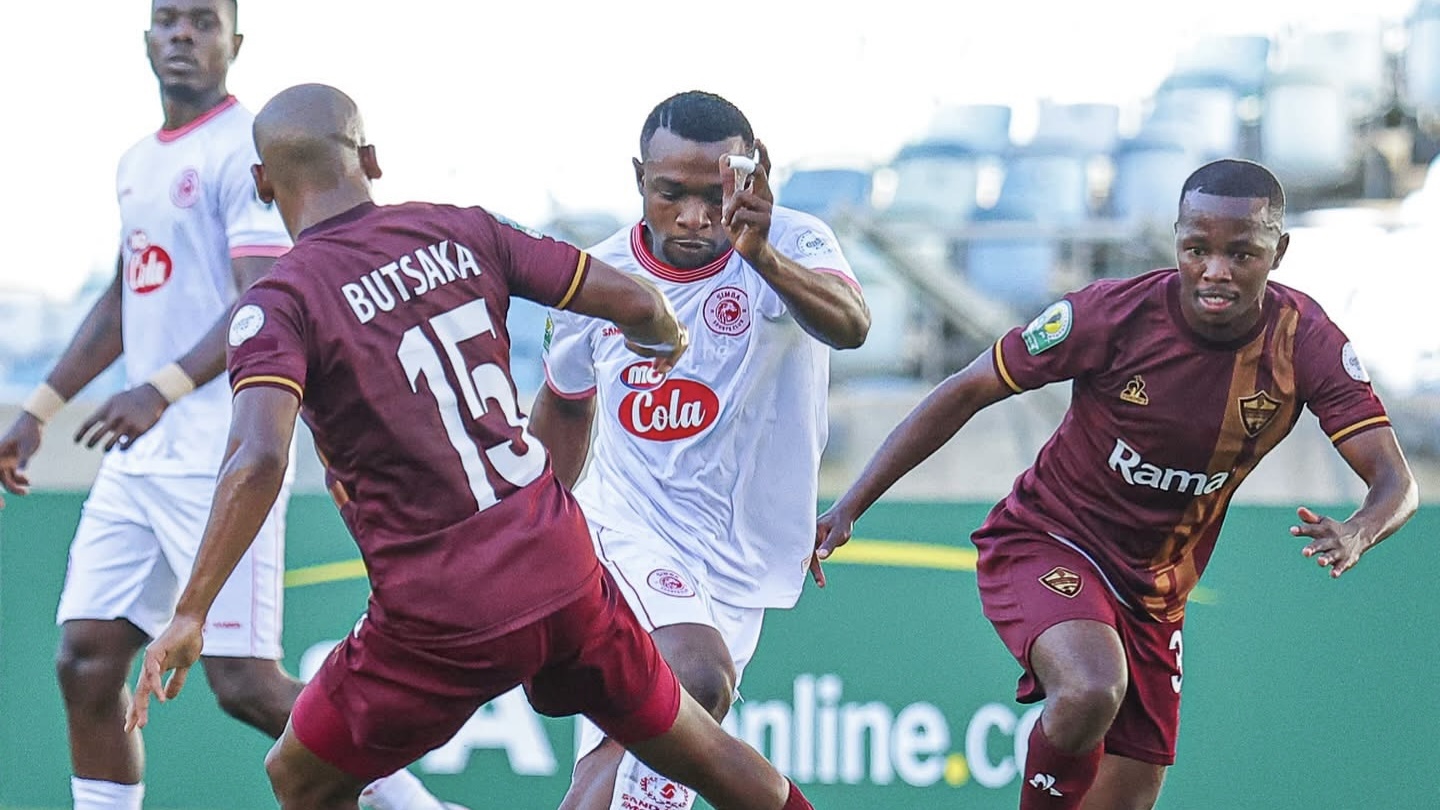 Stellenbosch FC and Simba SC during the CAF Confederation Cup match in at Moses Mabhida Stadium 