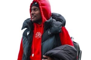 Wydad Casablanca coach Rulani Mokwena walking