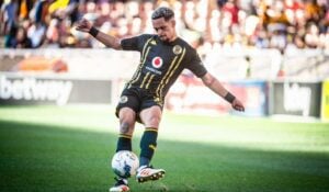Aden McCarthy in action for Kaizer Chiefs
