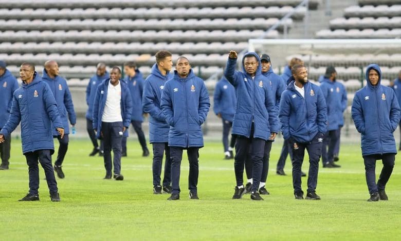 University of Pretoria doing a pitchy inspection at Lucas Moripe Stadium