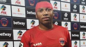 Andile Jali in Chippa United colours
