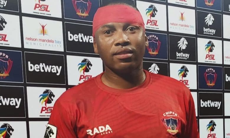 Andile Jali in Chippa United colours