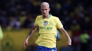 Mamelodi Sundowns attacker Arthur Sales in action
