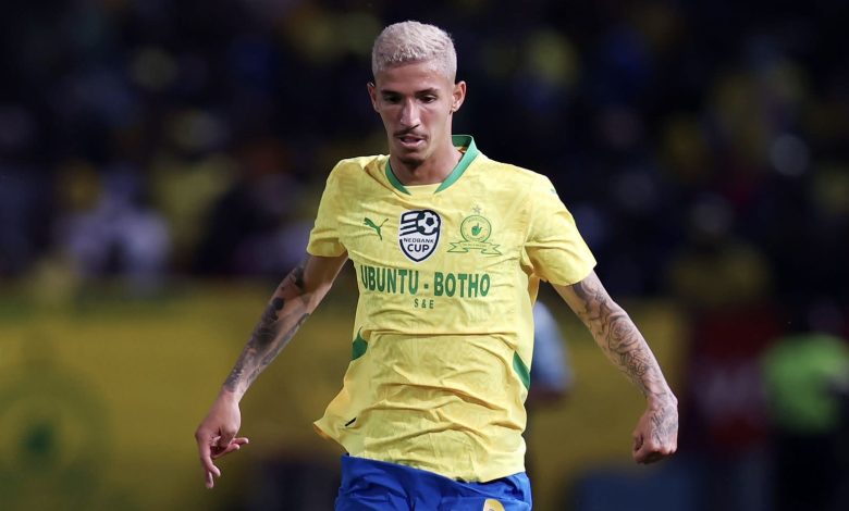 Mamelodi Sundowns attacker Arthur Sales in action