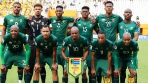 Bafana Bafana squad with Orlando Pirates players