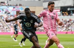 Bongokuhle Hlongwane in action vs Inter Miami