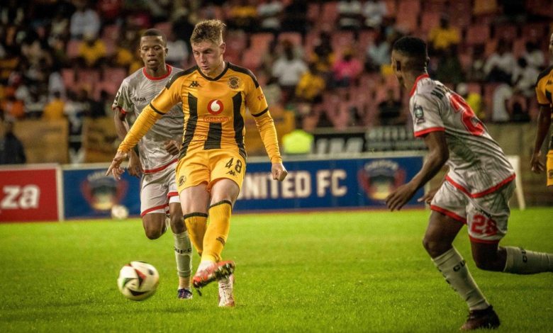 Bradley Cross in action for Kaizer Chiefs against Chippa United