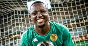 Bruce Bvuma in the Nedbank Cup final at Moses Mabhida Stadium