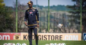 Kaizer Chiefs assistant coach Cedric Kaze