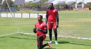 Daniel Akpeyi during Marumo Gallants training.