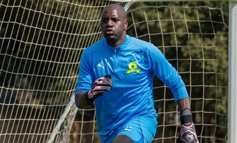 Denis Onyango at training at Mamelodi Sundowns