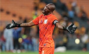 Magesi goalkeeper and captain Elvis Chipezeze.