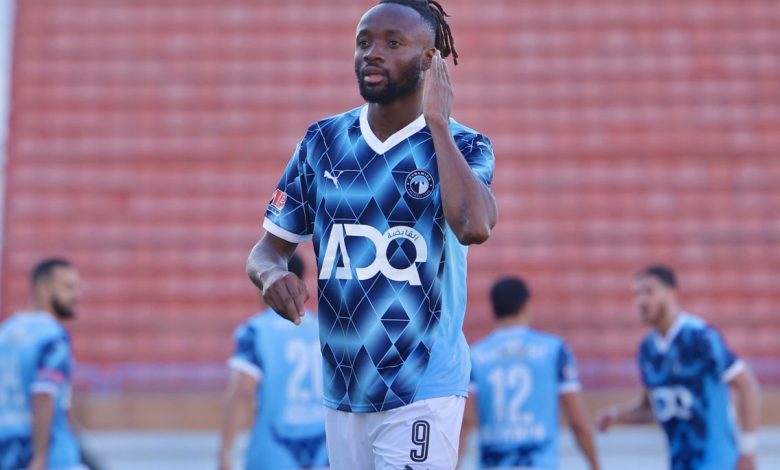 Fiston Mayele of Pyramids FC during a game