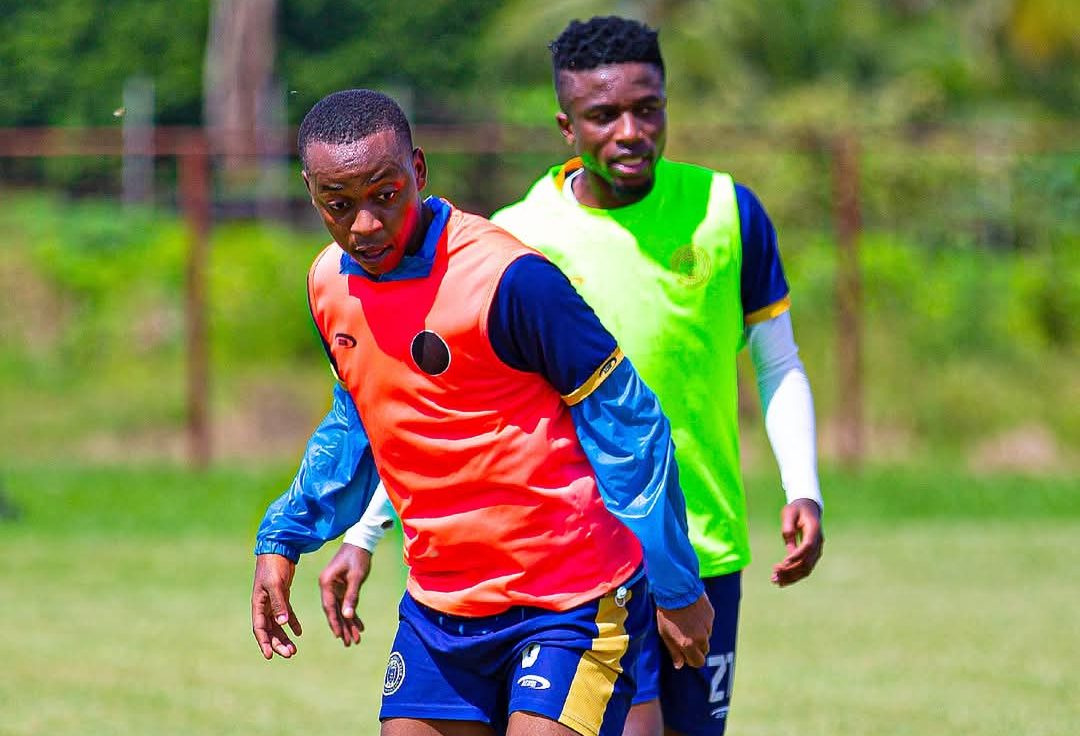 Feisal Salum of Azam FC at training 