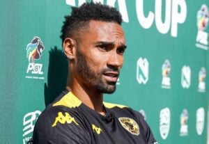 Inacio Miguel of Kaizer Chiefs in Naturena addressing the media