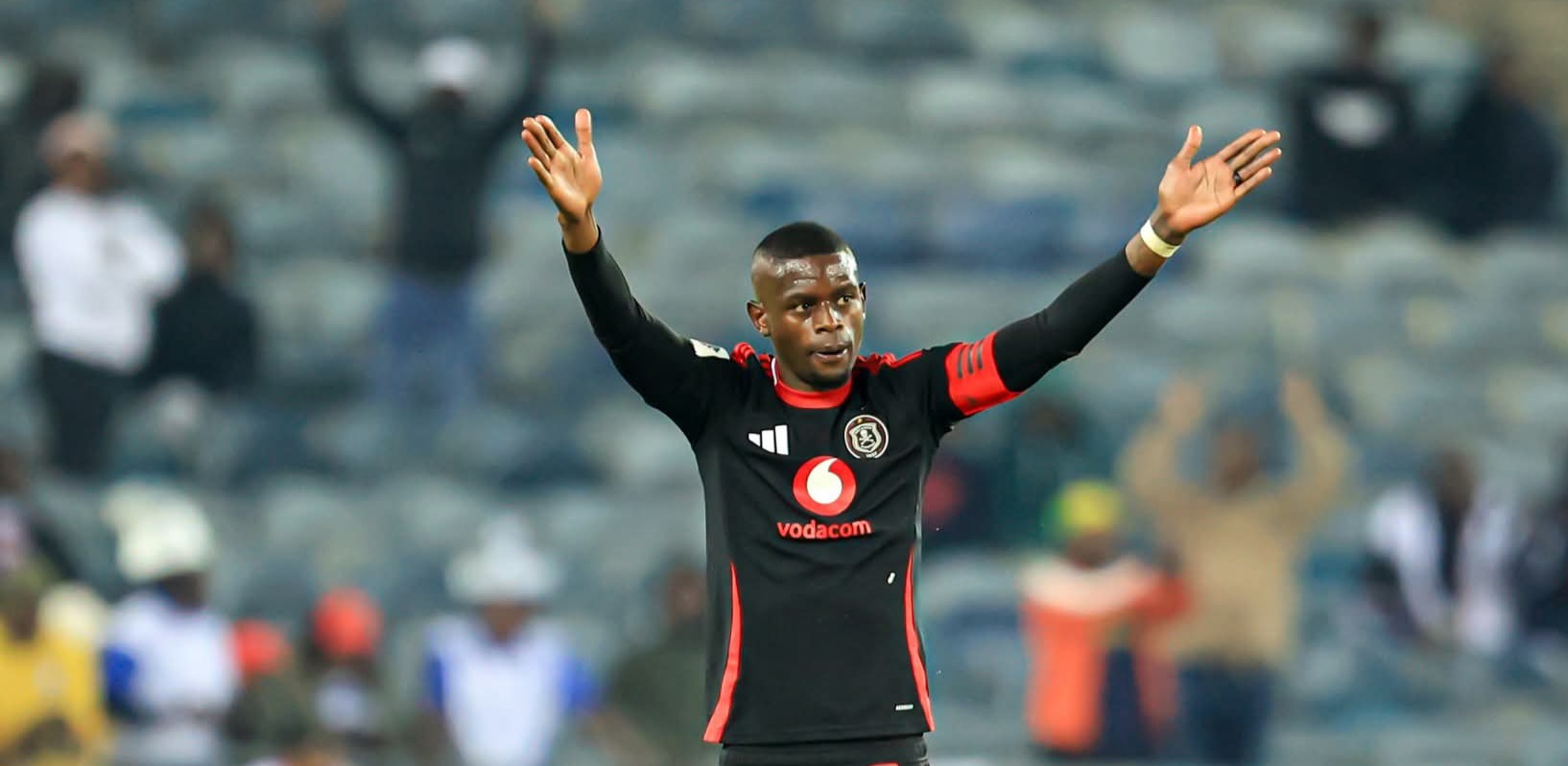 Innocent Maela bid farewell to the Buccaneers supporters on Wednesday. 