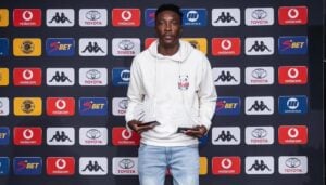 Kaizer Chiefs DDC Player of the season – Kabelo Nkgwesa with his awards
