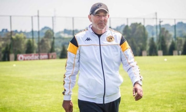 Kaizer Chiefs head coach Nasreddine Nabi during a training session