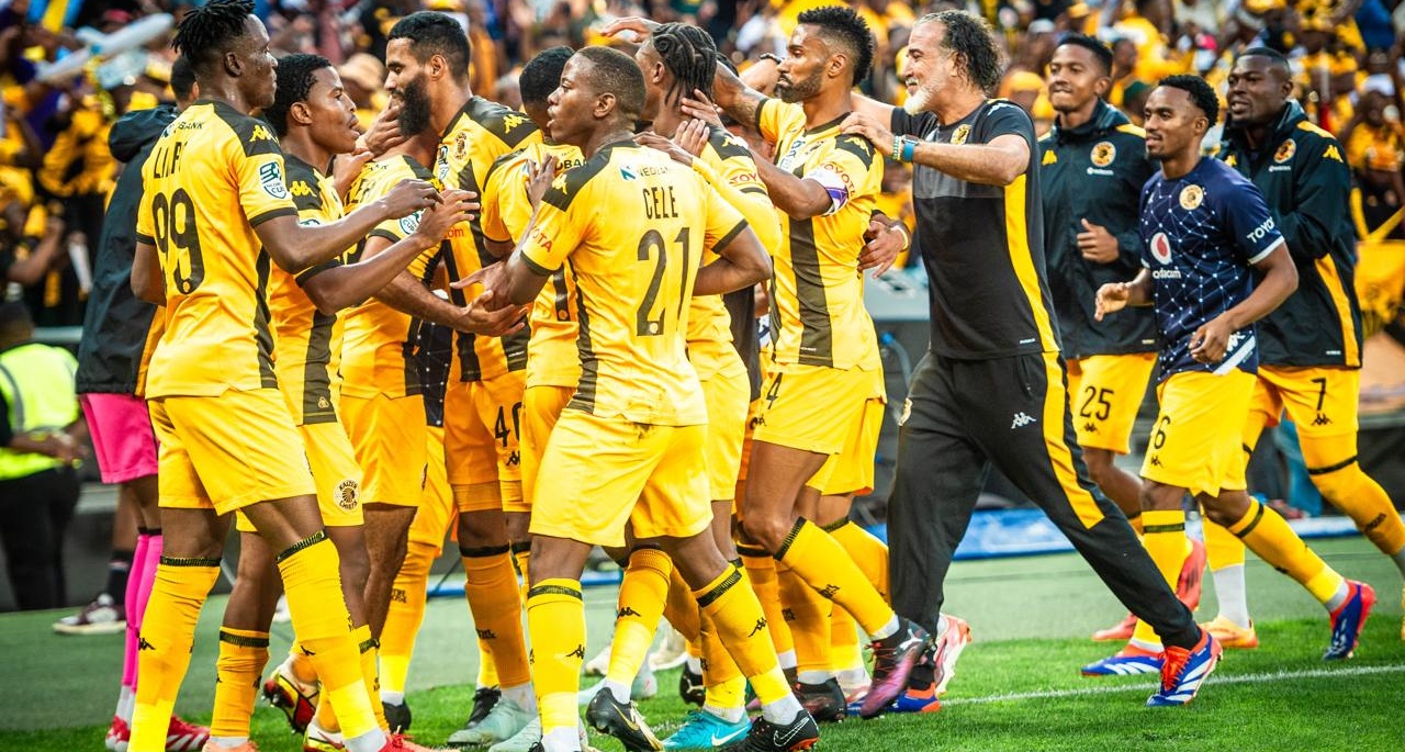 Kaizer Chiefs in a match