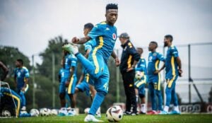 Kaizer Chiefs players in training