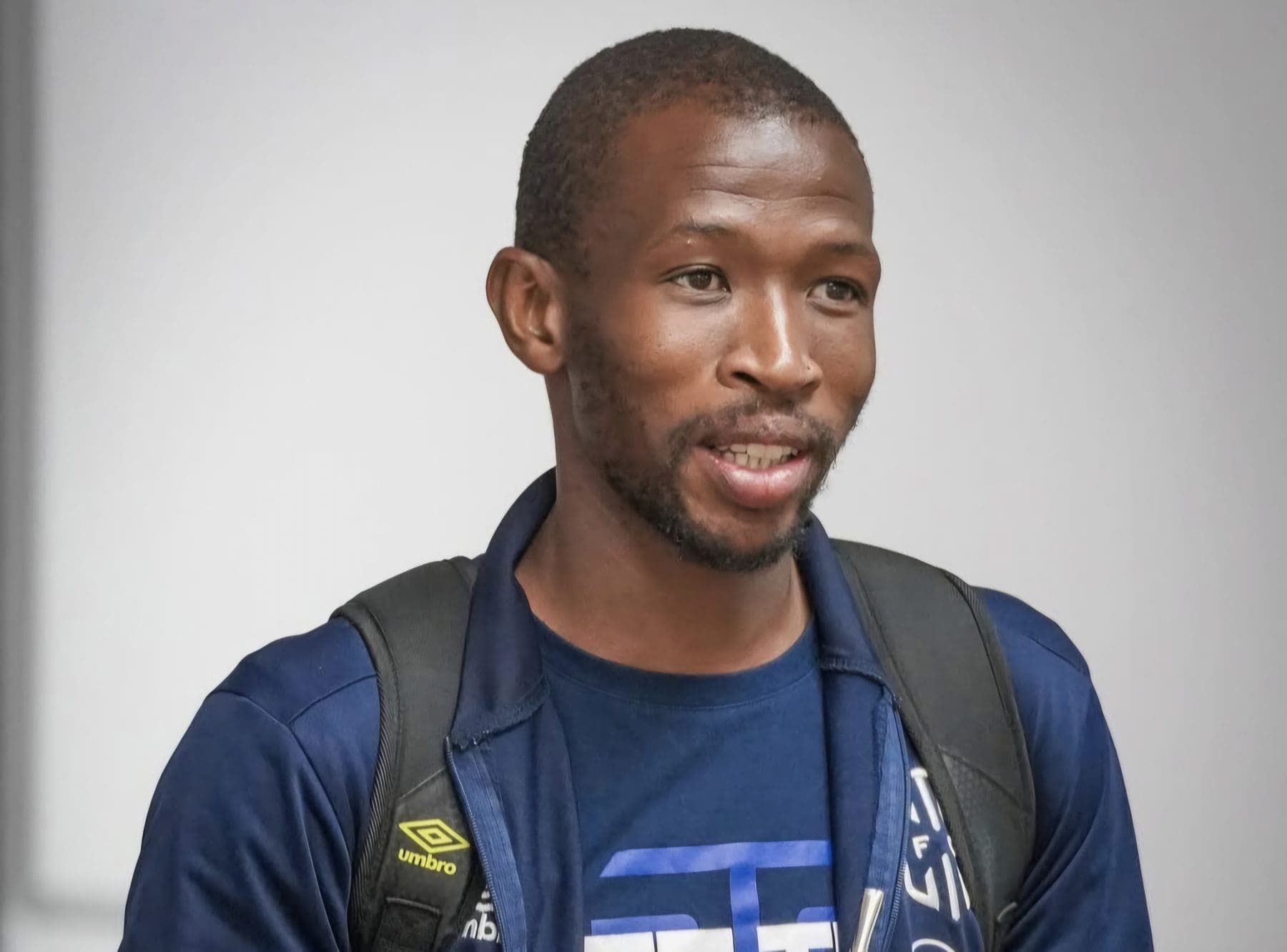 Kamohelo Mokotjo arriving for an official Cape Town City match 