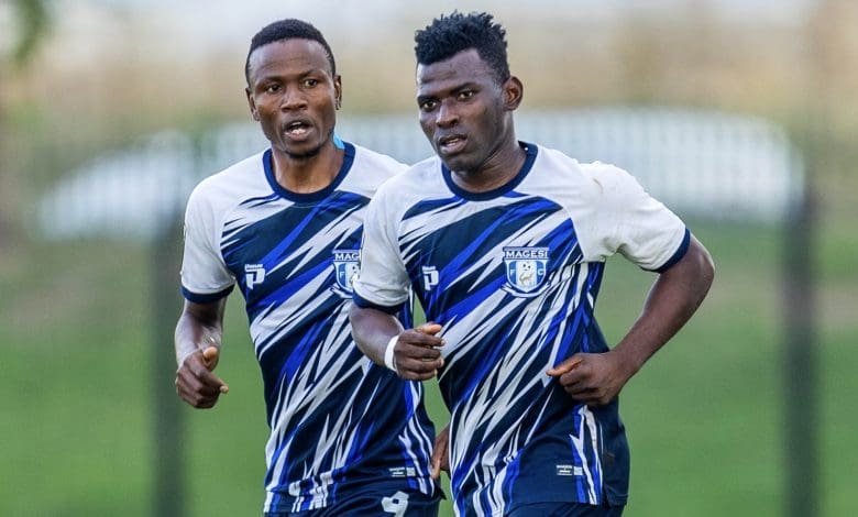 Samuel Darpoh in action for Magesi FC
