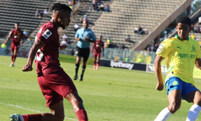 Betway Premiership tie between Mamelodi Sundowns and Stellenbosch FC at Lucas Moripe Stadium