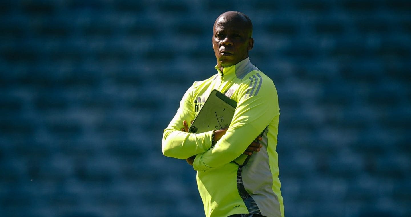Orlando Pirates interim coach Mandla Ncikazi during a training session