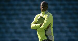 Orlando Pirates interim coach Mandla Ncikazi during training