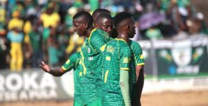 Tshepho Mashiloane in action for Baroka FC